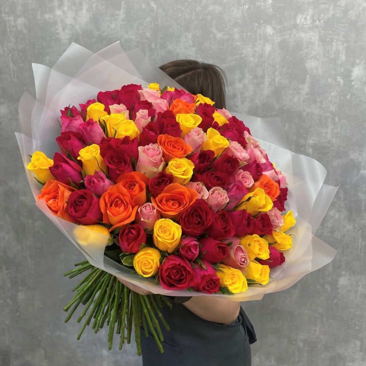 Букет из 101 розы